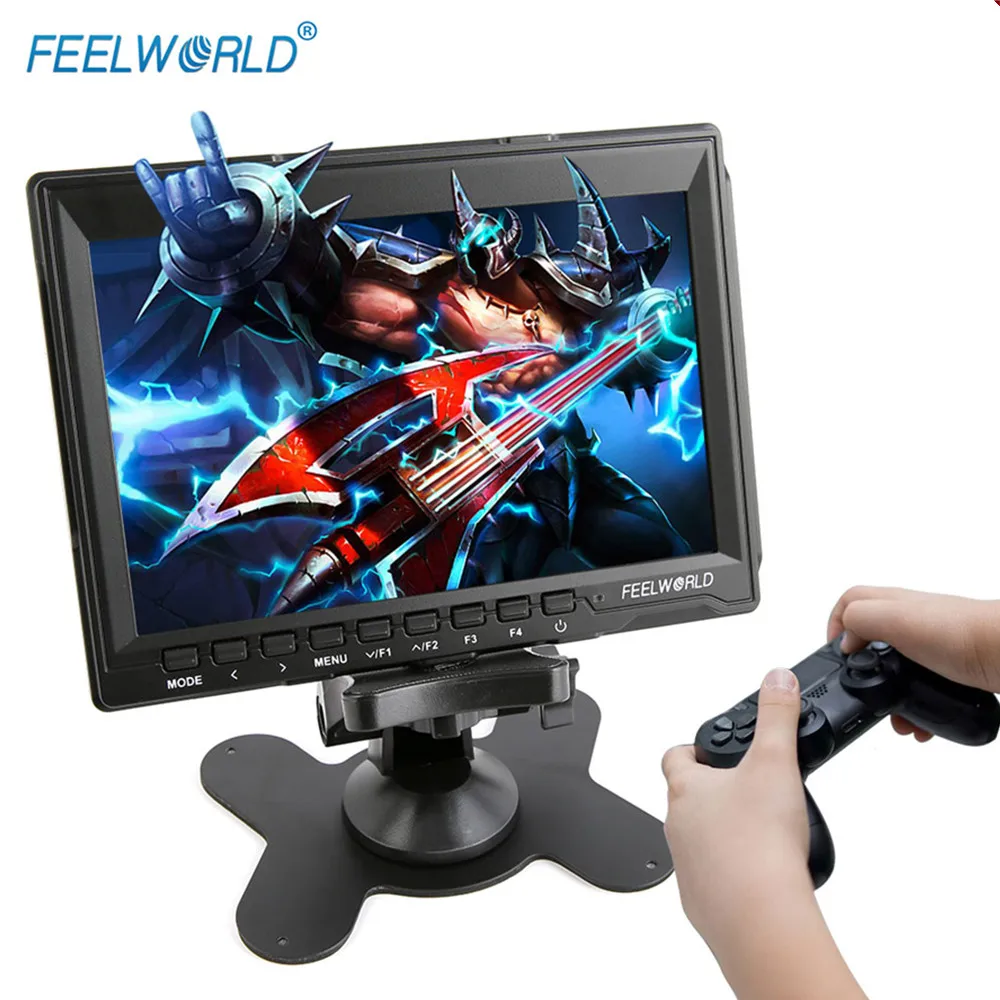 FEELWORLD 7 inch Portable LCD HD Gaming Monitor 4K HDMI IPS HD Screen Display Game Monitors for XBOX ONE PS3 PS4 Switch Laptop 
FEELWORLD 7 inch Portable LCD HD Gaming Monitor 4K HDMI IPS HD Screen Display Game Monitors for XBOX ONE PS3 PS4 Switch Laptop