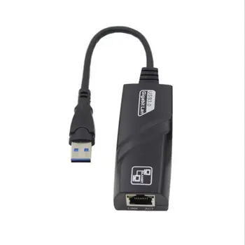Network Adapter USB 3.0 To RJ-45 Plug-and-play Wired Connector Ethernet Converter Durable
Network Adapter USB 3.0 To RJ-45 Plug-and-play Wired Connector Ethernet Converter Durable