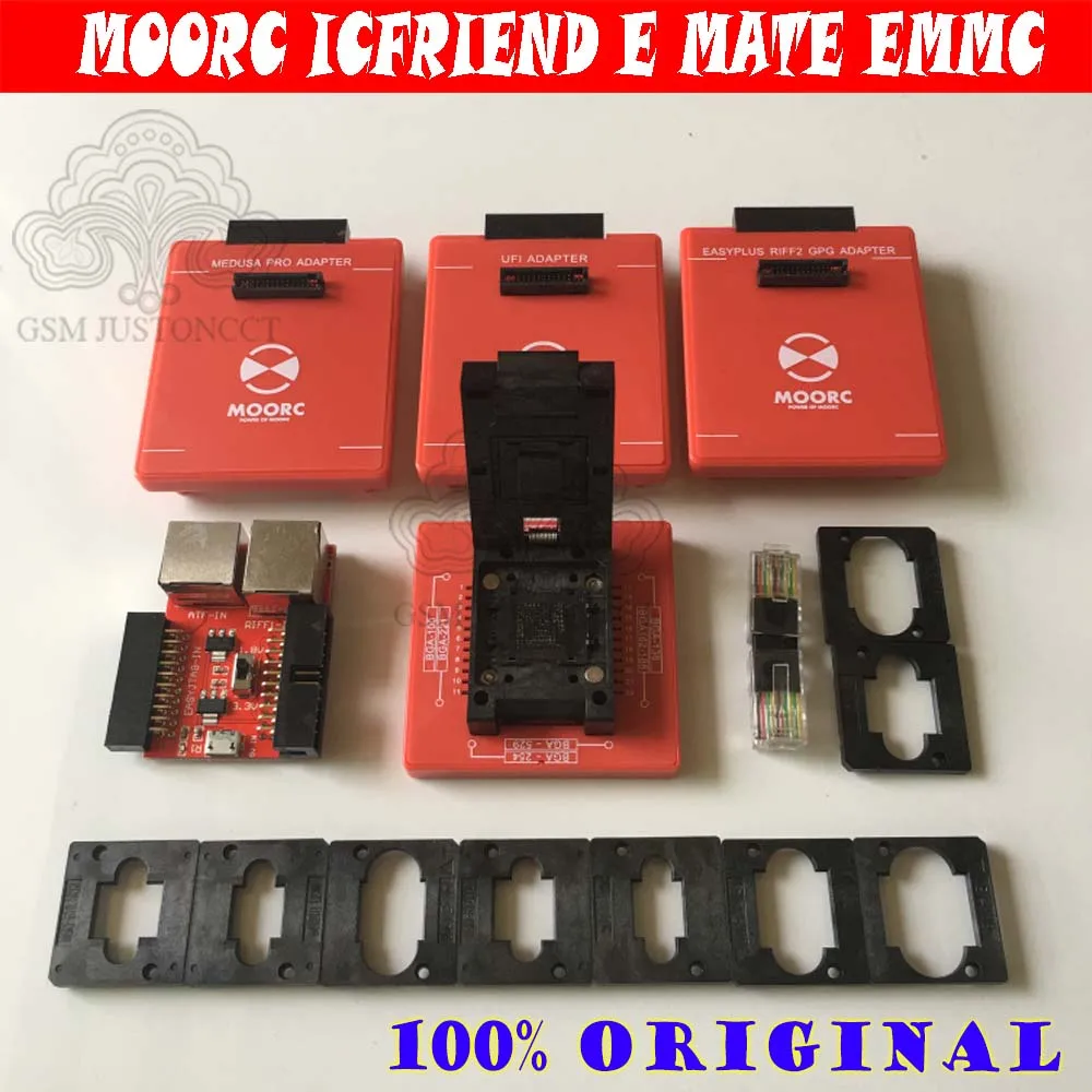 Новый MOORC высокая скорость E MATE X подручная коробка эмате EMMC BGA 13in 1 для 100 136 168 153 169 162