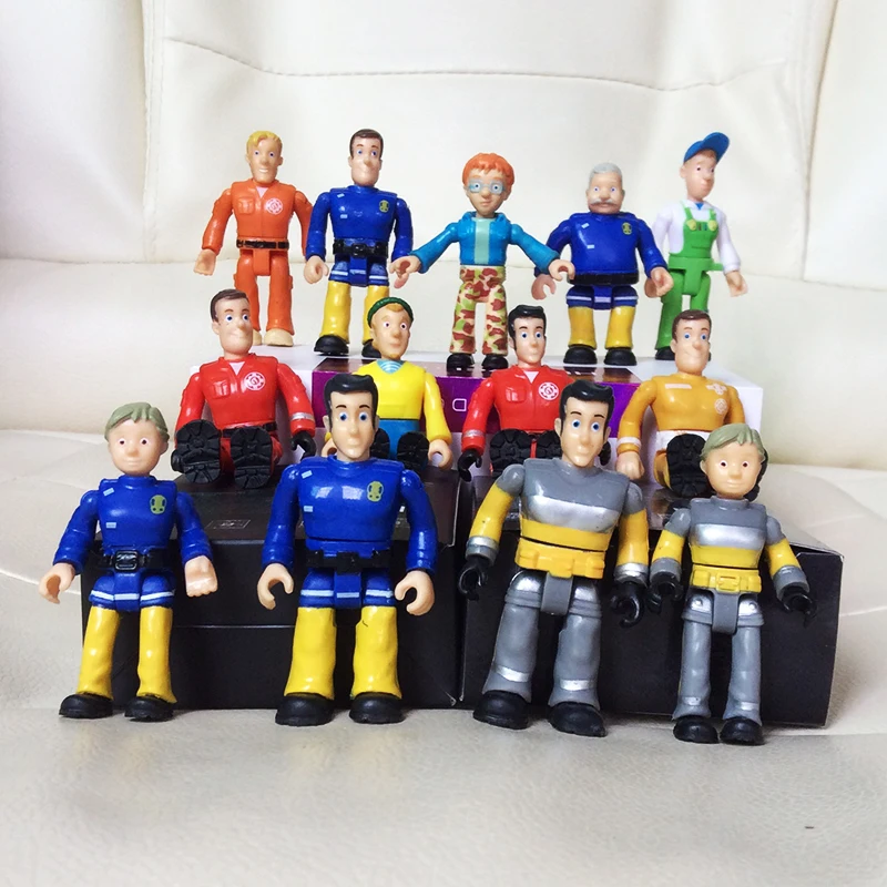 6Pc/12Pcs/set Original Small Joint Movable Fireman Sam Action PVC Action Model Toy
6Pc/12Pcs/set Original Small Joint Movable Fireman Sam Action PVC Action Model Toy