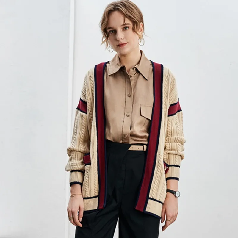 2020 Autumn Winter Women Oversized Knitted Cardigan Coat Cute V neck Thick Warm Twist Loose Sweater Casual Jackets Knitwear
2020 Autumn Winter Women Oversized Knitted Cardigan Coat Cute V neck Thick Warm Twist Loose Sweater Casual Jackets Knitwear