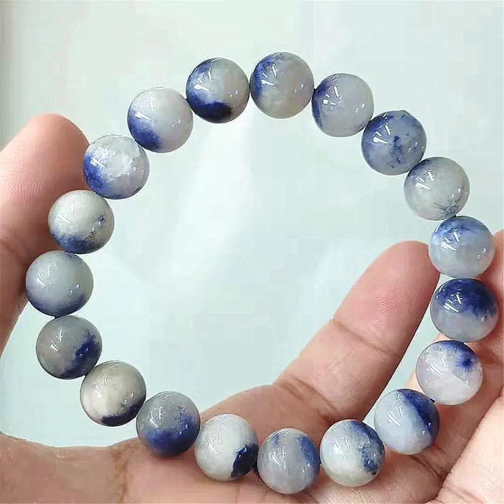10mm Natural Blue Dumortierite Quartz Rutilated Crystal Women Men Gemstone Round Beads Rare Reiki Stone Bracelet AAAAA
10mm Natural Blue Dumortierite Quartz Rutilated Crystal Women Men Gemstone Round Beads Rare Reiki Stone Bracelet AAAAA