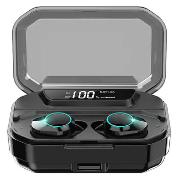 KUMI T3S All In One TWS Smart Touch bluetooth 5.0 Headset LED Display Stereo Bass Waterproof Earphone With 3300mAh Charging Box
KUMI T3S All In One TWS Smart Touch bluetooth 5.0 Headset LED Display Stereo Bass Waterproof Earphone With 3300mAh Charging Box