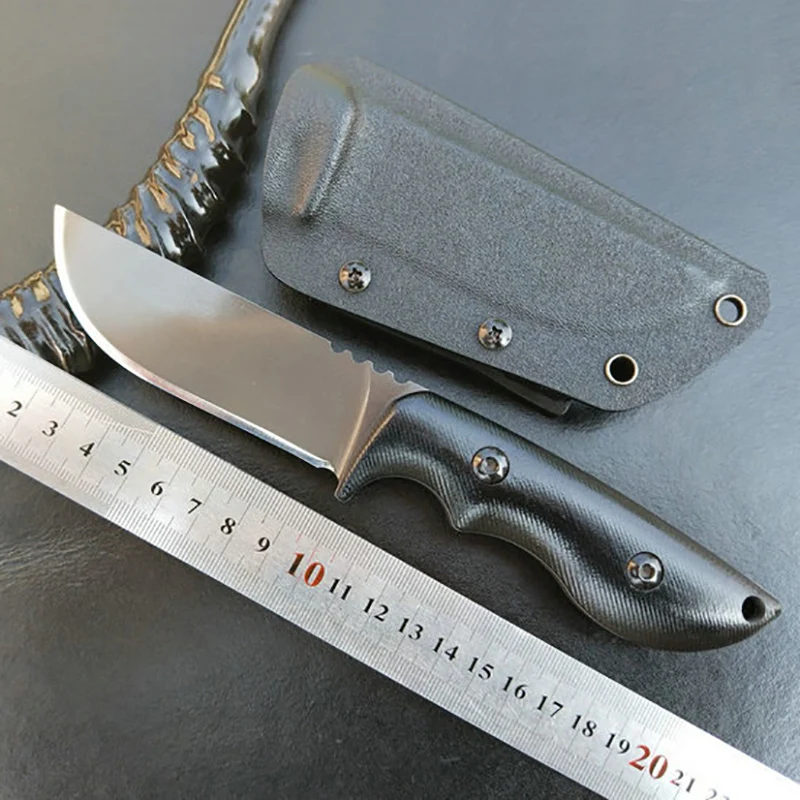 Free shipping Handmade 5CR13MOV steel Hunting Knife G10 handle Camping Survival Knife Fixed Blade Tactical Knife
Free shipping Handmade 5CR13MOV steel Hunting Knife G10 handle Camping Survival Knife Fixed Blade Tactical Knife
