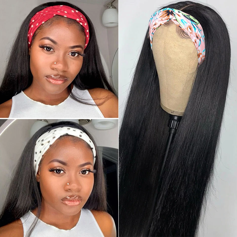 YYong New Arrival Straight Headband Wig 100% Human Hair Wigs With Scarf Glueless Full Machine Net Wig Natural Color 20-32inch
YYong New Arrival Straight Headband Wig 100% Human Hair Wigs With Scarf Glueless Full Machine Net Wig Natural Color 20-32inch