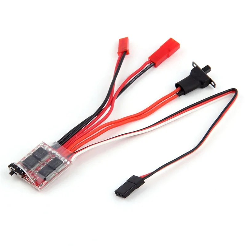 1 Pcs 20A RC ESC Brush Motor Speed Controller Brake for RC Car Boat Control SNO88
1 Pcs 20A RC ESC Brush Motor Speed Controller Brake for RC Car Boat Control SNO88