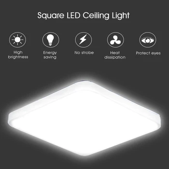 LED Ceiling Panel Light Design Lamp Square 24W 36W 175-265V LED Mounted Down Lighting For Bedroom Kitchen Living Room Home Decor
LED Ceiling Panel Light Design Lamp Square 24W 36W 175-265V LED Mounted Down Lighting For Bedroom Kitchen Living Room Home Decor