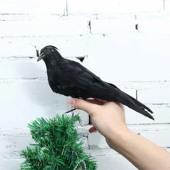 Hot 22/30cm Black Artificial Crow Raven Bird Easter Party Yard Decoration Fake Flying Crow Birds Wings Treat Trick Toys Supplies
Hot 22/30cm Black Artificial Crow Raven Bird Easter Party Yard Decoration Fake Flying Crow Birds Wings Treat Trick Toys Supplies