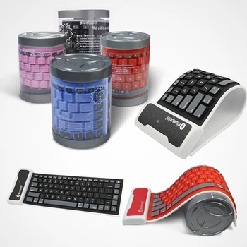 Folding Universal Portable Bluetooth Wireless Soft Silicone Keyboard Waterproof for Laptops for iPad New Smartphone Keyboard
Folding Universal Portable Bluetooth Wireless Soft Silicone Keyboard Waterproof for Laptops for iPad New Smartphone Keyboard