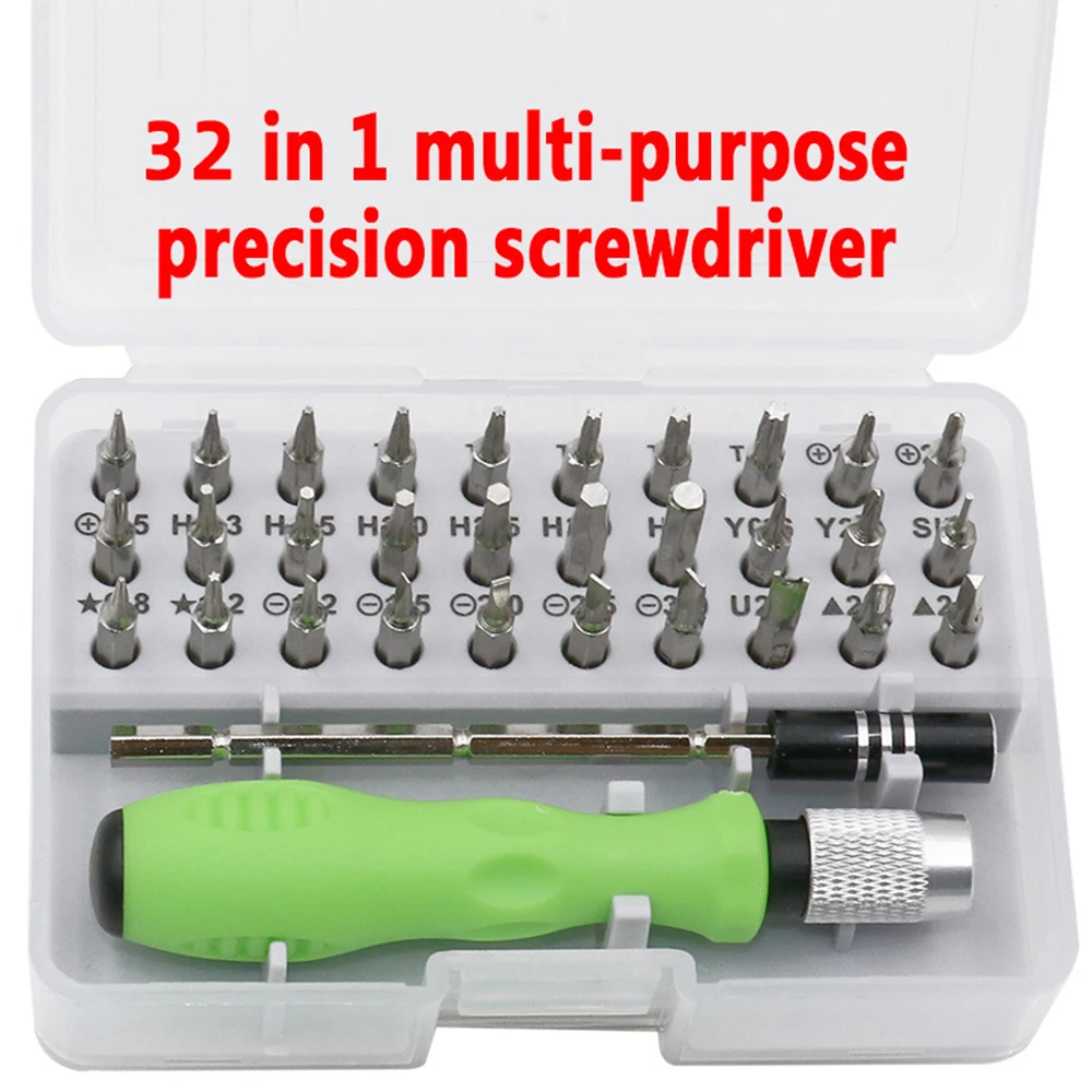 32 in 1 Precision Screwdriver Set Mini Screw Screwdriver Set Phone Mobile Tablet Camera maintenance tool box
32 in 1 Precision Screwdriver Set Mini Screw Screwdriver Set Phone Mobile Tablet Camera maintenance tool box