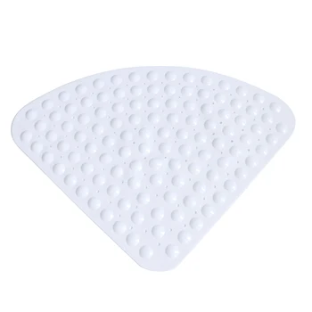 54x54 Cm Sector Shape Suction Cup Pebbles Surface PVC Corner Anti-slip Shower Mat Bathroom Cushion Toilet Easy Clean Hotels Home
54x54 Cm Sector Shape Suction Cup Pebbles Surface PVC Corner Anti-slip Shower Mat Bathroom Cushion Toilet Easy Clean Hotels Home
