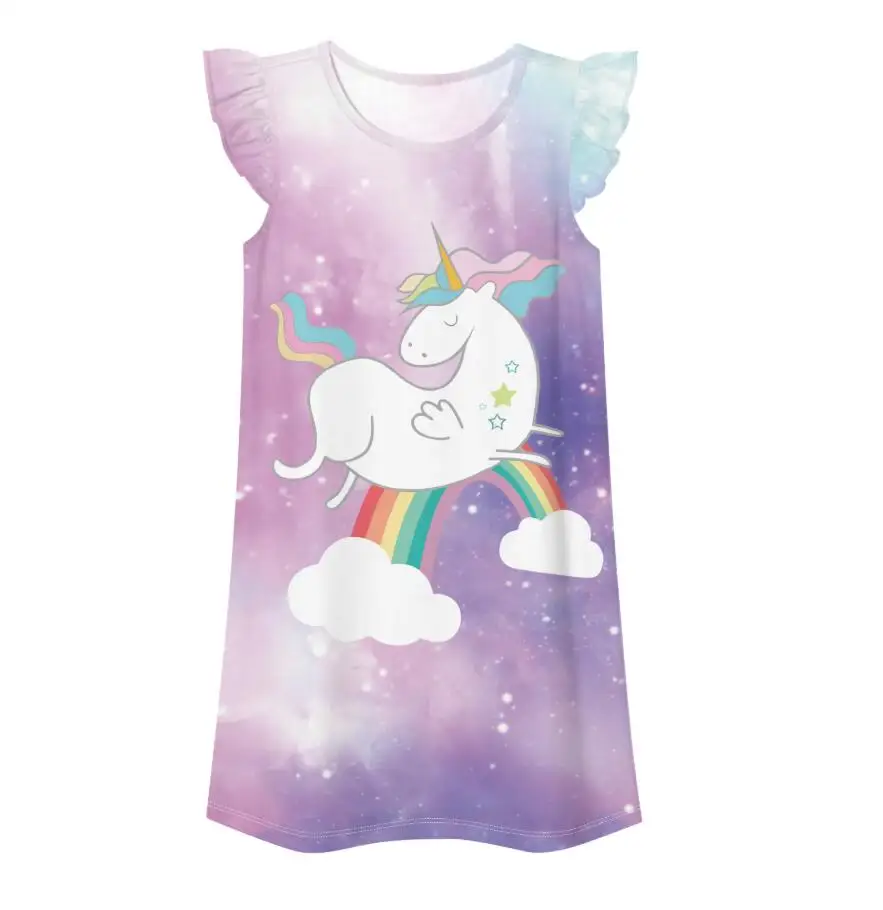Princess Rainbow Unicorn Summer Dress Princess Rainbow Unicorn Summer Dress