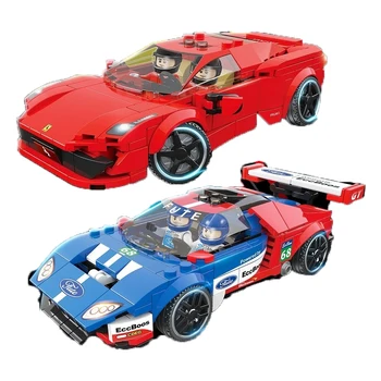 Racing Car Models Building Blocks DIY Collection Red Car MOC Bricks Sets Compatible Educational Toys Kit Figures for Boys Gift
Racing Car Models Building Blocks DIY Collection Red Car MOC Bricks Sets Compatible Educational Toys Kit Figures for Boys Gift