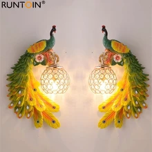 Colorful Bird Wall Lights LED Lamp Peacock Home Bedside Creative Nordic Resin Vintage Corridor Bedroom Aisle Living Room Decor
Colorful Bird Wall Lights LED Lamp Peacock Home Bedside Creative Nordic Resin Vintage Corridor Bedroom Aisle Living Room Decor