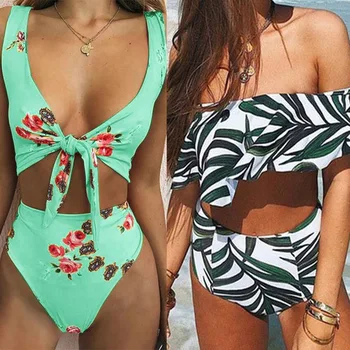 Sexy Ruffle Bikinis Women Swimwear High Waist Swimsuit Push Up Bikini Set Print Summer Beach Bathing Suit Swim Wear Swimming
Sexy Ruffle Bikinis Women Swimwear High Waist Swimsuit Push Up Bikini Set Print Summer Beach Bathing Suit Swim Wear Swimming