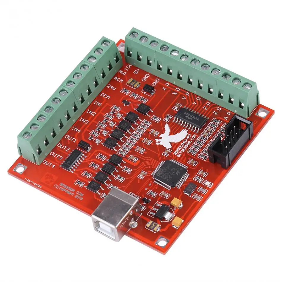 CNC Motor Controller Module USB MACH3 100 Khz Motor Controller Card Board for CNC Engraving Machine
CNC Motor Controller Module USB MACH3 100 Khz Motor Controller Card Board for CNC Engraving Machine