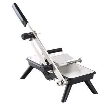 Black Meat slicer Sliced meat cutting machine Manual slicer Automatic meat delivery Desktop Easy-cut frozen beef and mutton
Black Meat slicer Sliced meat cutting machine Manual slicer Automatic meat delivery Desktop Easy-cut frozen beef and mutton