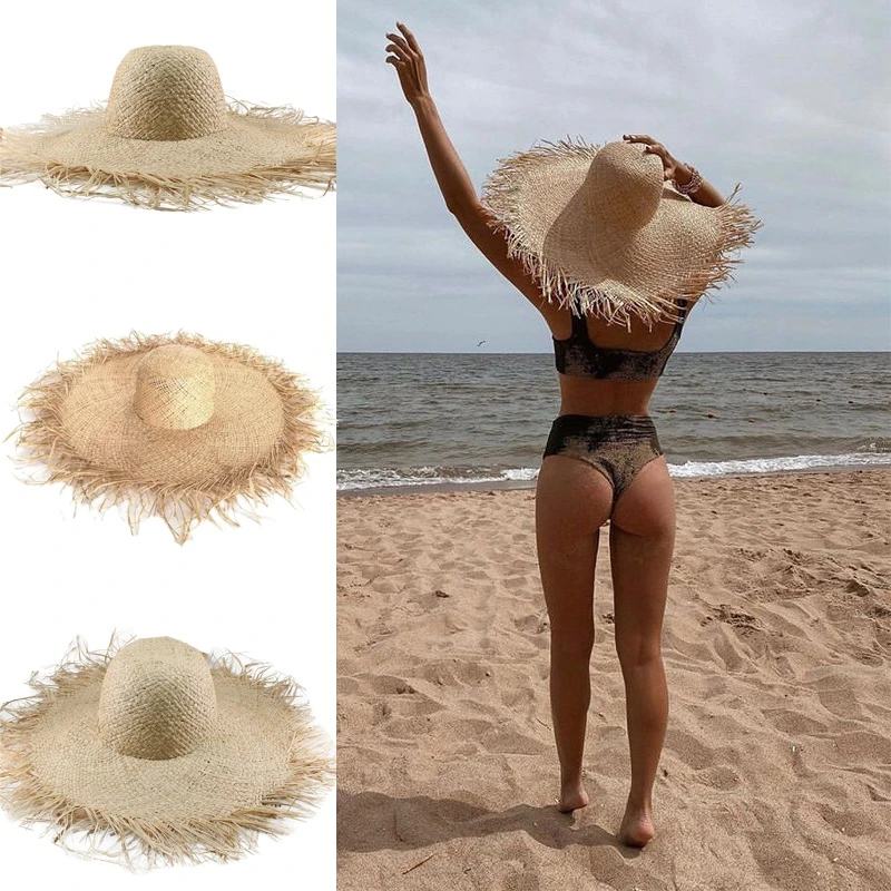 Women Soft Straw Floppy Hats Summer Wide Brim Sunhat Beach Caps Travel Outdoor Size US 7 1/8 UK M
Women Soft Straw Floppy Hats Summer Wide Brim Sunhat Beach Caps Travel Outdoor Size US 7 1/8 UK M