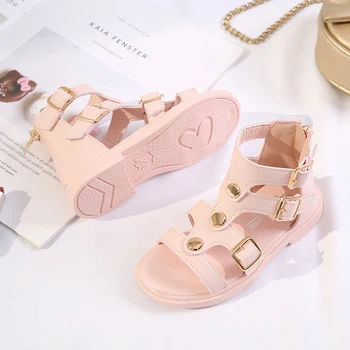 girl Roman sandals open toe Baby Girls sandals non-slip children's shoes pure color Fashion Leather Sandals SXY005
girl Roman sandals open toe Baby Girls sandals non-slip children's shoes pure color Fashion Leather Sandals SXY005