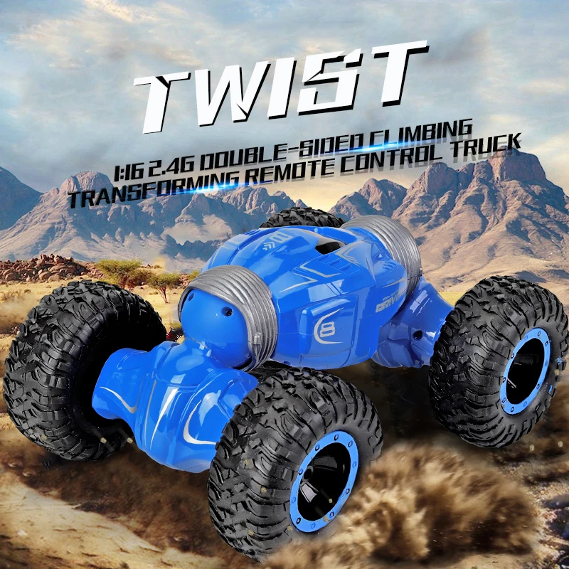 

2021 New Q70 Off Road Buggy Radio Control 2.4GHz 4WD Twist- Desert Cars RC Car Toy High Speed Climbing RC Car Children Toys