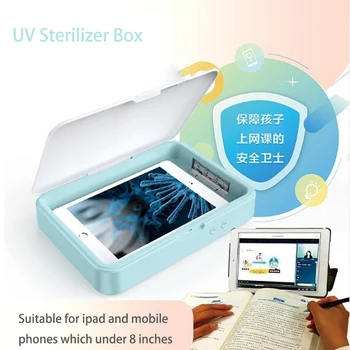 Face Masks UV Sterilizer Mobile Phone Toothbrush 8" UVC Sanitizer Box Aromatherapy Disinfector USB Wireless Disinfection Charger
Face Masks UV Sterilizer Mobile Phone Toothbrush 8" UVC Sanitizer Box Aromatherapy Disinfector USB Wireless Disinfection Charger