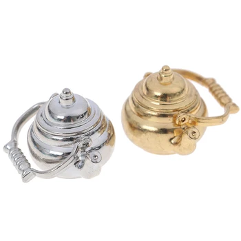 1/12 Dollhouse Miniature Accessories Mini Metal Tea Pot Kettle Simulation Furniture Tea Pot Kitchen Model Toys for Doll House
1/12 Dollhouse Miniature Accessories Mini Metal Tea Pot Kettle Simulation Furniture Tea Pot Kitchen Model Toys for Doll House