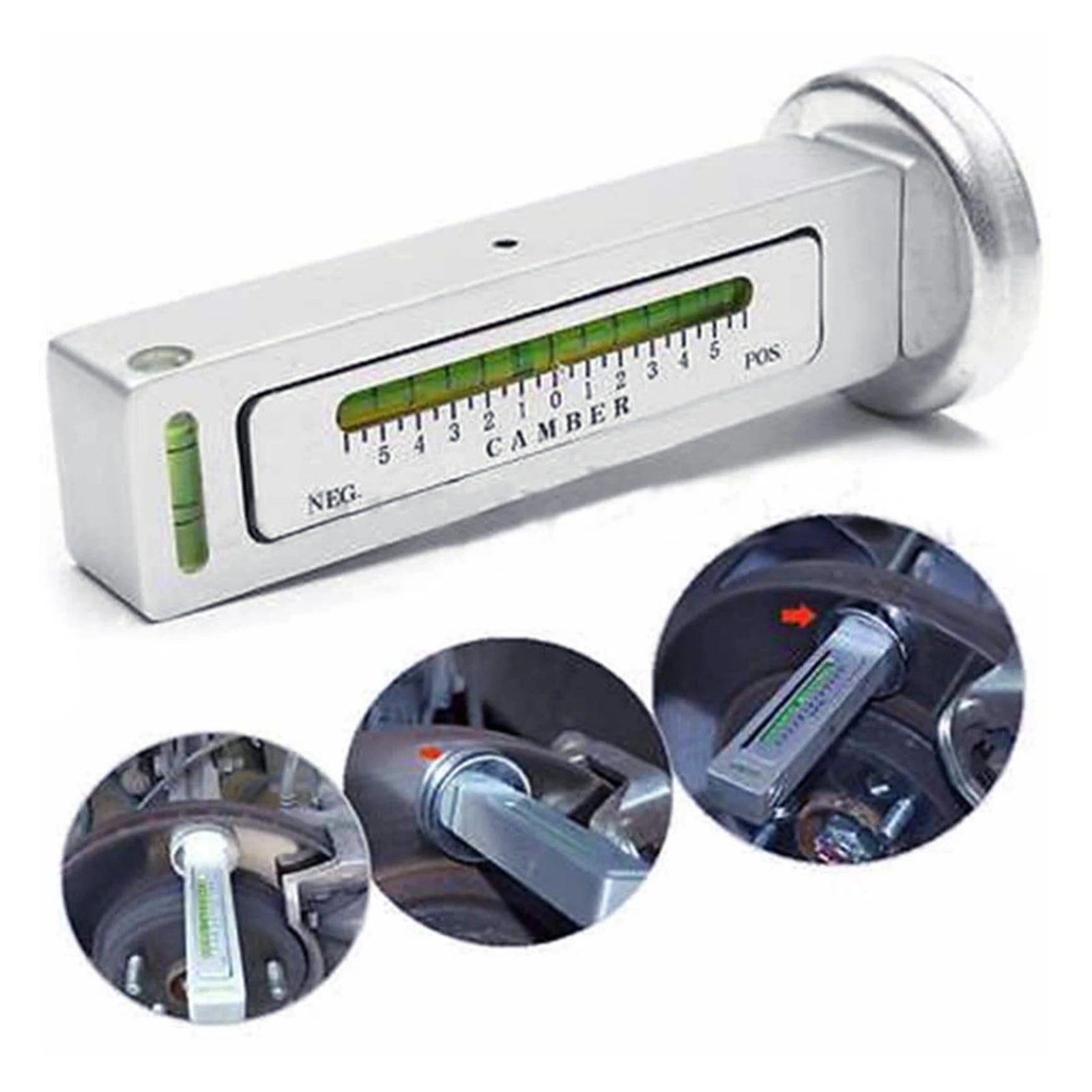Camber Castor Alignment Wheel Tool Adjustable Magnetic Gauge Four Positioner Angle Measure Checking |