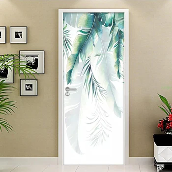 2Pcs/Set Hand Painted Green Leaves 3D Door Sticker Self-adhesive Waterproof Wallpaper Living Room Bedroom Home Decor Wall Decals
2Pcs/Set Hand Painted Green Leaves 3D Door Sticker Self-adhesive Waterproof Wallpaper Living Room Bedroom Home Decor Wall Decals