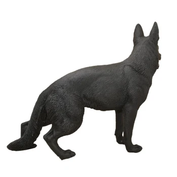 

German Shepherd Model Toy Forest Wild Animal Home Decoration Children Education Gift