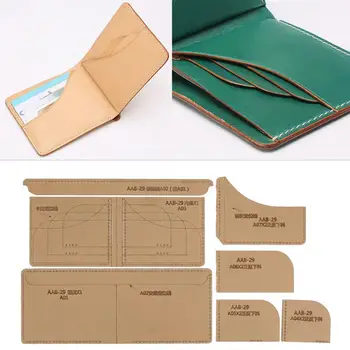 AAB-29 Wallet Design Template Transparent Acrylic Manual Purse Template Tool Acrylic Template
AAB-29 Wallet Design Template Transparent Acrylic Manual Purse Template Tool Acrylic Template
