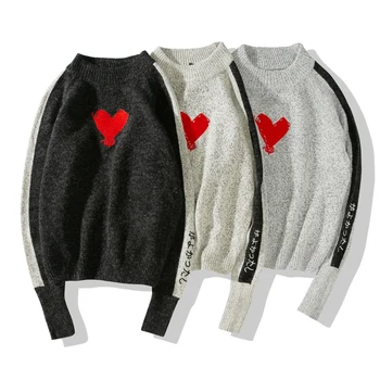Casual Solid Pullovers Striped Sweater Homme Autumn Luxury Warm O Neck Men Knitted Loose Sweaters Male Winter Men's ClothesMY105 
Casual Solid Pullovers Striped Sweater Homme Autumn Luxury Warm O Neck Men Knitted Loose Sweaters Male Winter Men's ClothesMY105