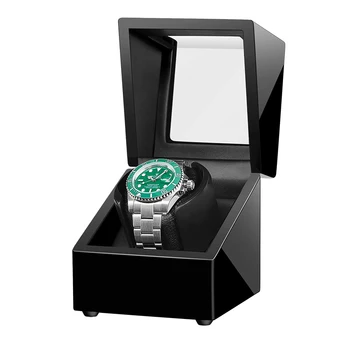Black Color Single Watch Winder for Automatic Watches Watch Collector Box Storage Battery Support
Black Color Single Watch Winder for Automatic Watches Watch Collector Box Storage Battery Support