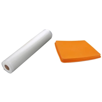 Dots Vacuum Sealer Bags Reusable Food Storage Saver 12X500cm & Swiss Roll Cake Mat Flexible Baking Tray Silicone
Dots Vacuum Sealer Bags Reusable Food Storage Saver 12X500cm & Swiss Roll Cake Mat Flexible Baking Tray Silicone