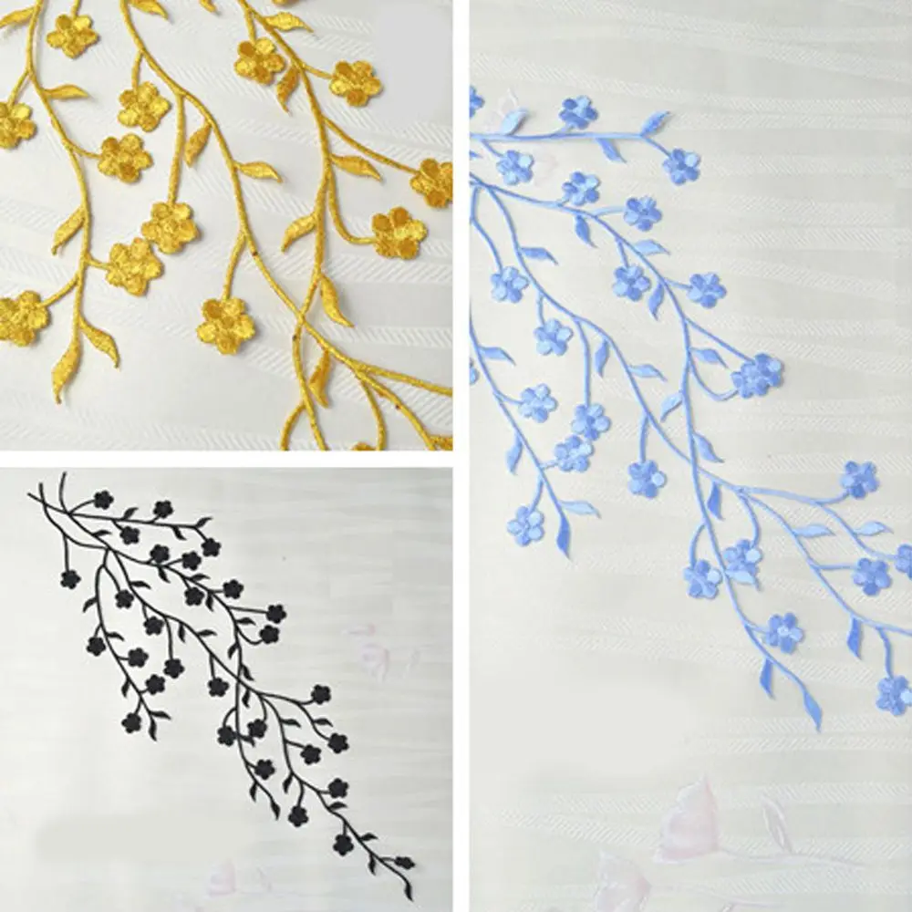 2Pcs Embroidery Patches Blossom Flower Clothes Patches Fabric Sticker Iron on Lace Sticker Dress Garment Decor Sewing Accessory
2Pcs Embroidery Patches Blossom Flower Clothes Patches Fabric Sticker Iron on Lace Sticker Dress Garment Decor Sewing Accessory