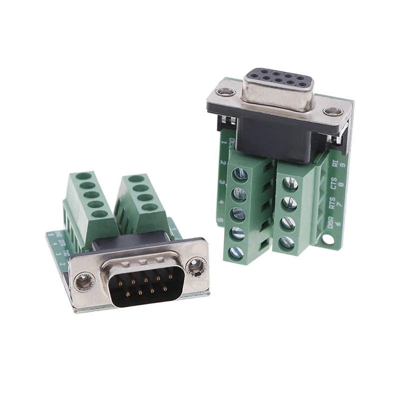 Signals Terminal Module RS232 Serial To DB9 Connector 1PCS DB9 Male Female Adapter
Signals Terminal Module RS232 Serial To DB9 Connector 1PCS DB9 Male Female Adapter