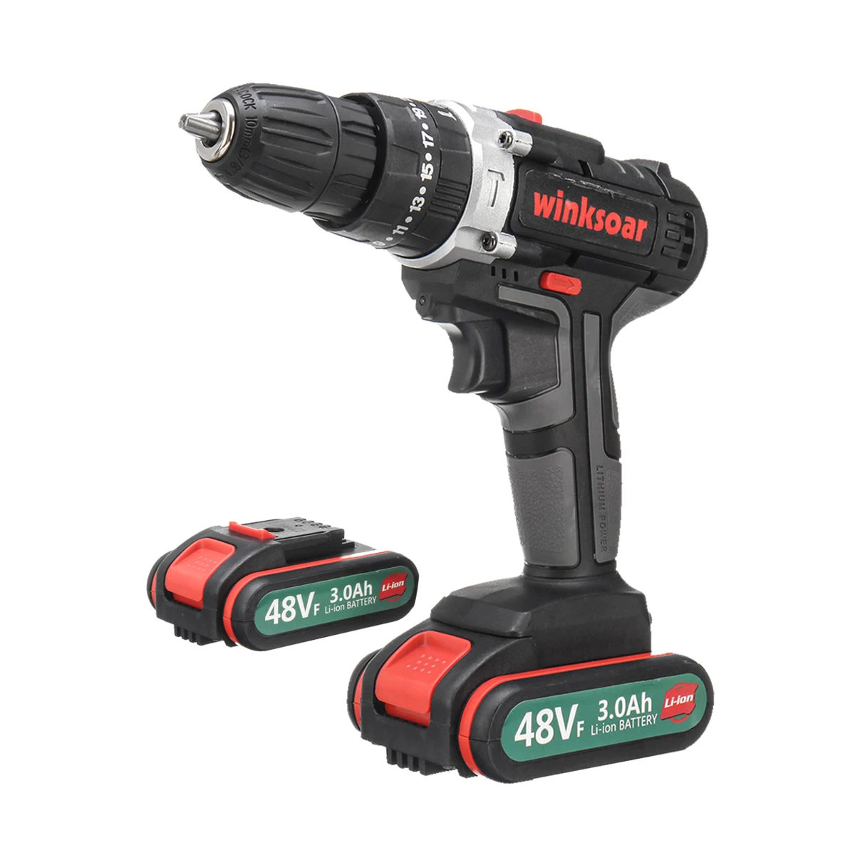 48VF Double Speed Cordless Electric Screwdriver Impact Drill 25+1 Torque Rechargeable Battery Brushless Electric Drilling Tool
48VF Double Speed Cordless Electric Screwdriver Impact Drill 25+1 Torque Rechargeable Battery Brushless Electric Drilling Tool