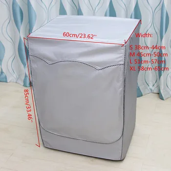 Waterproof Cover Washer Sunscreen Washing Machine Dryer Polyester Household Automatic Roller Machine Silver Dustproof Dust Cover
Waterproof Cover Washer Sunscreen Washing Machine Dryer Polyester Household Automatic Roller Machine Silver Dustproof Dust Cover