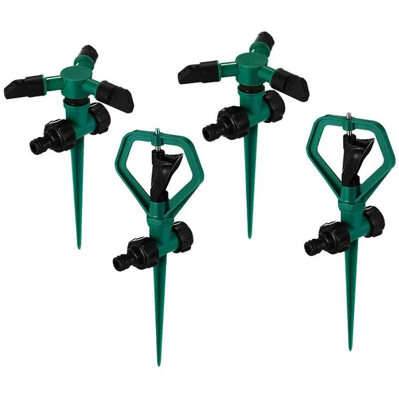 4PCS Automatic 360 Rotating Adjustable Garden Water Sprinklers Lawn Irrigation System with Leak-Proof Design Durable
4PCS Automatic 360 Rotating Adjustable Garden Water Sprinklers Lawn Irrigation System with Leak-Proof Design Durable