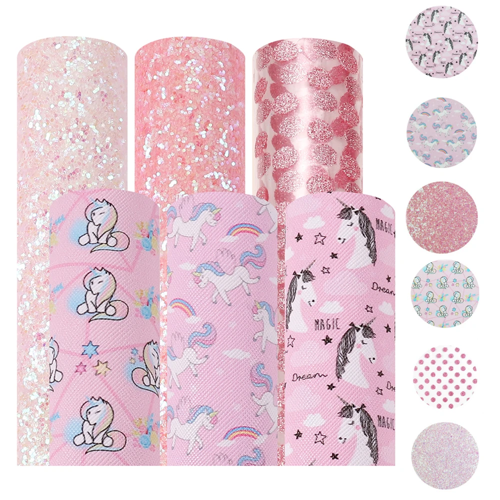 6 Style/set Candy Color Fantasy Cute Unicorn Sequin Glitter Leather Set Shiny Sequins Sheet For DIY Bow Party Wedding Decoration
6 Style/set Candy Color Fantasy Cute Unicorn Sequin Glitter Leather Set Shiny Sequins Sheet For DIY Bow Party Wedding Decoration