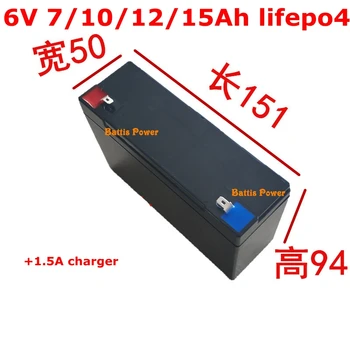 6V 7Ah 10Ah 12Ah 15Ah lifepo4 lithium battery for scale Access control Children's toy car lamp airplane rc tank + 1.5A charger
6V 7Ah 10Ah 12Ah 15Ah lifepo4 lithium battery for scale Access control Children's toy car lamp airplane rc tank + 1.5A charger