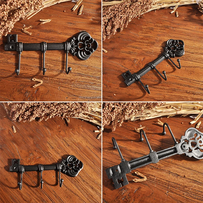 1pcs Vintage Home Wall Mounted Key Holder With 3 Hooks Metal Iron Clothes Hanger Coat Hanger Door Hooks 
1pcs Vintage Home Wall Mounted Key Holder With 3 Hooks Metal Iron Clothes Hanger Coat Hanger Door Hooks