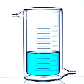 1000mL Jacketed Glass Beaker 1 Litre Jacket Flask Lab Chemistry Glassware
1000mL Jacketed Glass Beaker 1 Litre Jacket Flask Lab Chemistry Glassware
