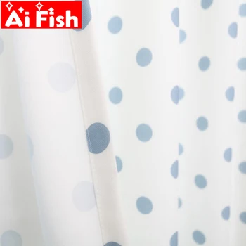 Modern Blue Print Dot with White Curtains For Living Room Modern Bedroom Curtains Window Screen Sheer Tulle Dapes WP122#3 
Modern Blue Print Dot with White Curtains For Living Room Modern Bedroom Curtains Window Screen Sheer Tulle Dapes WP122#3