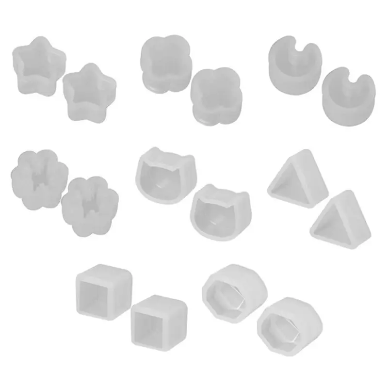 8 Pair/set UV Resin Silicone Molds DIY Crystal Epoxy Mold Small Earrings Stud Making Mould U4LF
8 Pair/set UV Resin Silicone Molds DIY Crystal Epoxy Mold Small Earrings Stud Making Mould U4LF