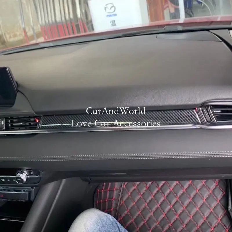 Внутренняя центральная консоль для Mazda 6 Atenza 2019-2021, полоски, отделка, задняя крышка, украшение, автомобильные аксессуары из углеродного волокна
Внутренняя центральная консоль для Mazda 6 Atenza 2019-2021, полоски, отделка, задняя крышка, украшение, автомобильные аксессуары из углеродного волокна