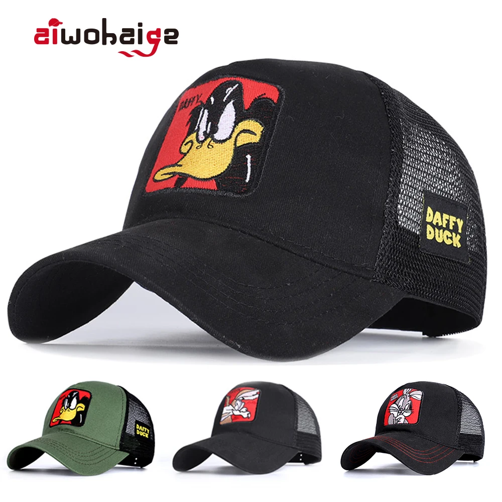 New Animals Donald Duck Embroidery Men's Baseball Cap Women Snapback Hip Hop cap Summer Mesh hat trucker cap gorra dad hat Bone
New Animals Donald Duck Embroidery Men's Baseball Cap Women Snapback Hip Hop cap Summer Mesh hat trucker cap gorra dad hat Bone