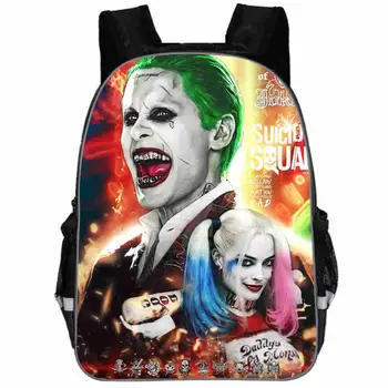Suicide Squad Harley Quinn Joker Backpack 11-16inch Children Students School Bag Multifunction School Mochila
Suicide Squad Harley Quinn Joker Backpack 11-16inch Children Students School Bag Multifunction School Mochila
