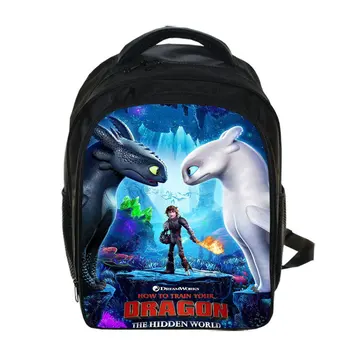 13 Inch Printing Cartoon How to Train Your Dragon 3 Children School Bags For Boys Girls Bookbag Backpacks Mochila Infantil Gift 
13 Inch Printing Cartoon How to Train Your Dragon 3 Children School Bags For Boys Girls Bookbag Backpacks Mochila Infantil Gift