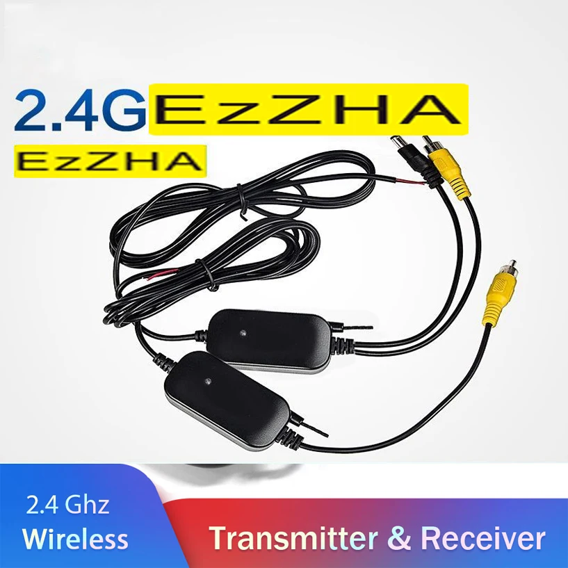 EzZHA Car Rear View Camera Wifi Wireless Wiring Kit 2.4GHz DC 12V 24V Vehicle Cameras RCA Video Wireless Transmitter/Receiver
EzZHA Car Rear View Camera Wifi Wireless Wiring Kit 2.4GHz DC 12V 24V Vehicle Cameras RCA Video Wireless Transmitter/Receiver
