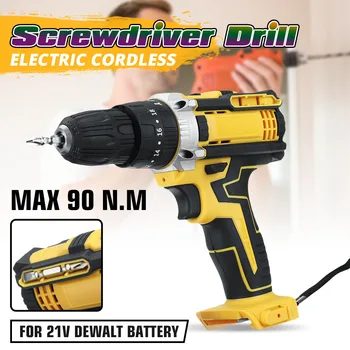 3 in 1 Electric Drill Cordless Double Speed Hand Drill Mini Electric Screwdriver with LED Working Light for DEWALT battery 21V
3 in 1 Electric Drill Cordless Double Speed Hand Drill Mini Electric Screwdriver with LED Working Light for DEWALT battery 21V
